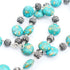 Turquoise Composite and Silver Necklace - The Nomads Tent